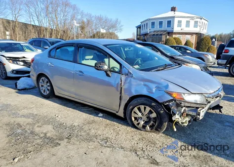 2012 Honda Civic Lx из США, поврежденный, VIN 2HGFB2F57CH612913